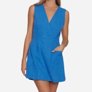 Lost + Wander Siren Oasis Linen & Cotton Romper Size Small NWOT